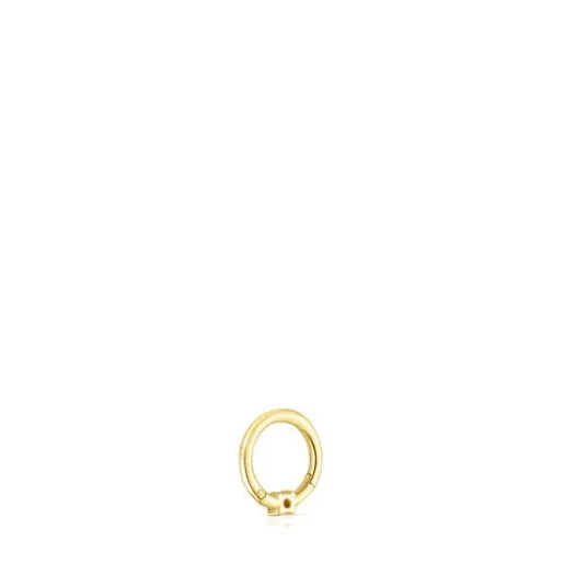 Piercing de oreja de oro con diamante Basics^TOUS Best