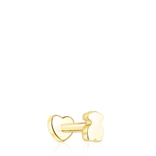 Piercing de oreja Basics corazón de oro^TOUS