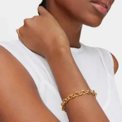 Pulsera cadena con baño de oro 18 kt sobre plata Basicos^TOUS Hot