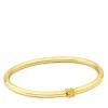 Pulsera con baño de oro 18 kt sobre plata 0,6 cm Warm^TOUS Clearance
