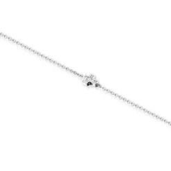 Pulsera cruz de oro blanco y diamantes Les Classiques^TOUS