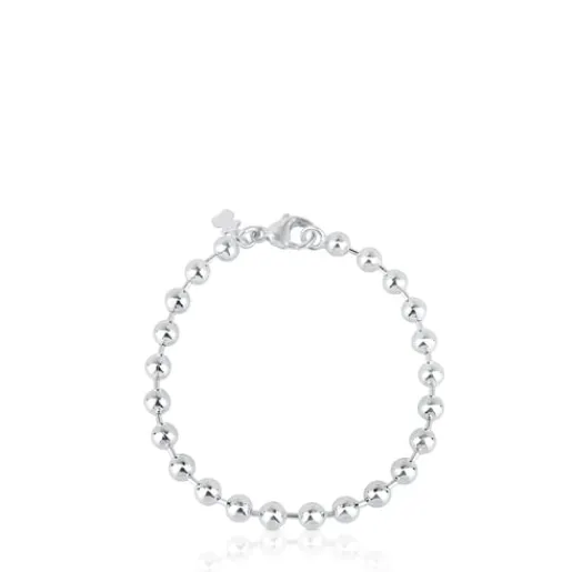 Pulsera de bolas de plata Basics^TOUS Clearance