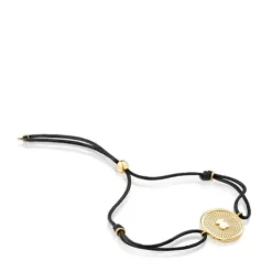 Pulsera de nylon y oro Oursin^TOUS New