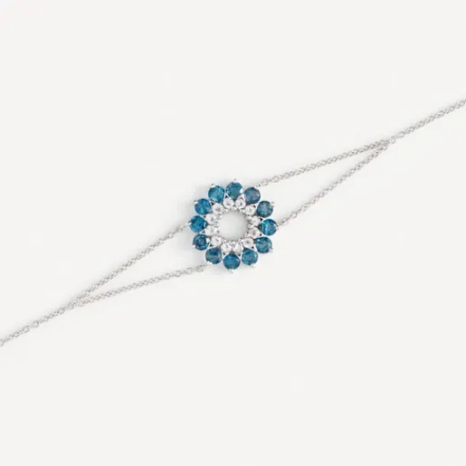 Pulsera de oro blanco con topacios ATELIER^TOUS Clearance