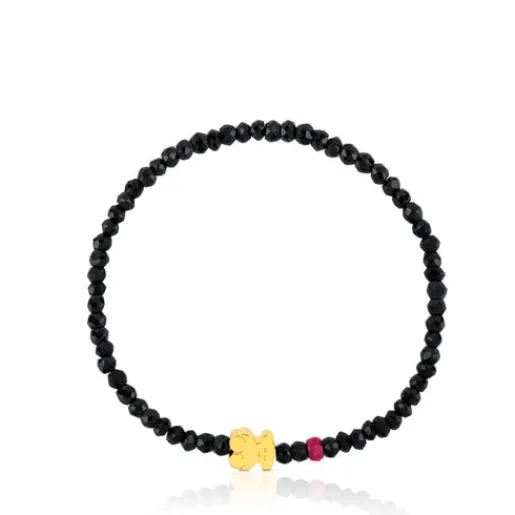 Pulsera de oro con espinelas y rubí tratado Sweet Dolls^TOUS New