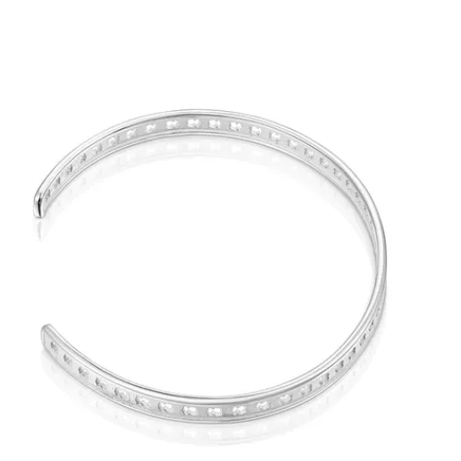 Pulsera de plata con siluetas Bear Row^TOUS Best