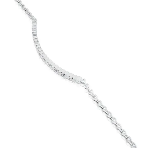 Pulsera de plata de 17,5cm Straight^TOUS Clearance