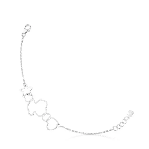 Pulsera de plata New Silueta^TOUS Online