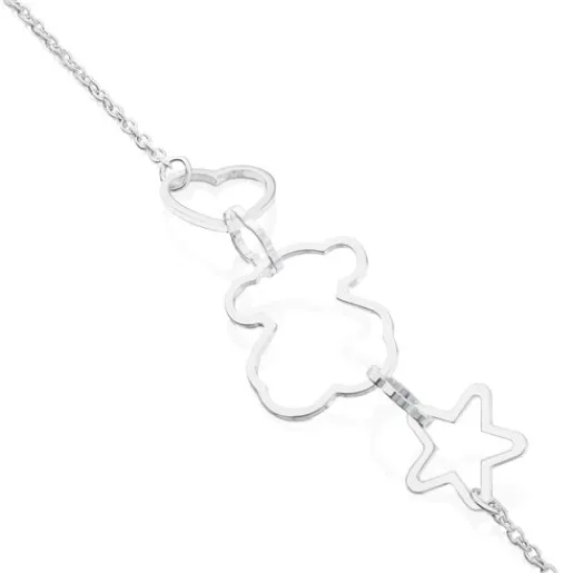 Pulsera de plata New Silueta^TOUS Online