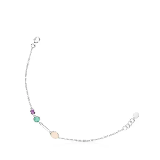 Pulsera de plata y gemas Cool Color^TOUS Discount