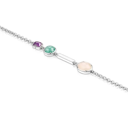 Pulsera de plata y gemas Cool Color^TOUS Discount
