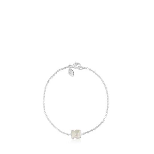 Pulsera de plata y nácar facetado Color^TOUS Sale