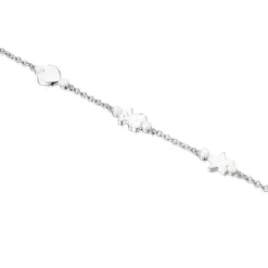 Pulsera de plata y perlas 17,5cm Real Sisy^TOUS Online