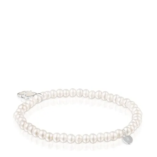 Pulsera de plata y perlas Icon Color^TOUS Clearance