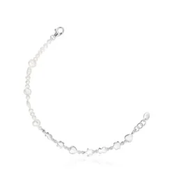 Pulsera de plata y perlas cultivadas con motivos Mini Icons^TOUS Best