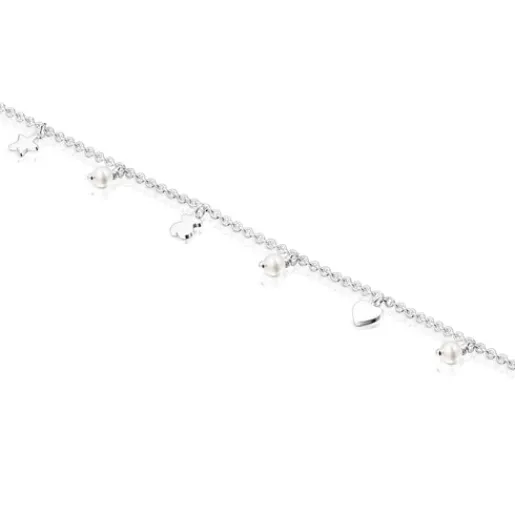 Pulsera de plata y perlas Cool Joy^TOUS Discount