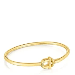 Pulsera esclava con baño de oro 18 kt sobre plata MANIFESTO^TOUS Outlet