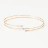 Pulsera espiral de oro con tres diamantes ATELIER^TOUS Outlet