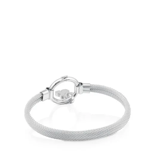 Pulsera mediana de plata Hold^TOUS Online