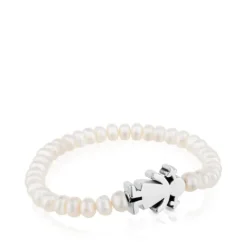 Pulsera niña de perlas y plata Sweet Dolls^TOUS