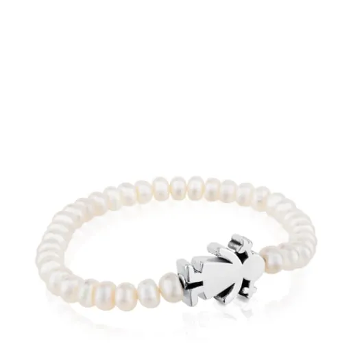 Pulsera niña de perlas y plata Sweet Dolls^TOUS