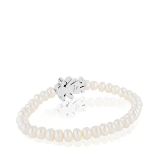 Pulsera niña de perlas y plata Sweet Dolls^TOUS