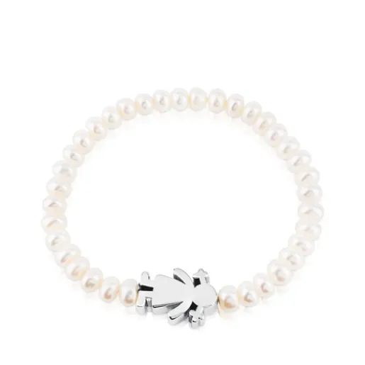 Pulsera niña de perlas y plata Sweet Dolls^TOUS