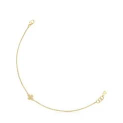 Pulsera trébol de oro y diamantes Good Vibes^TOUS Hot