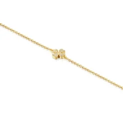 Pulsera trébol de oro y diamantes Good Vibes^TOUS Hot