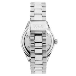 Reloj analógico con brazalete de acero y cristales T-Logo^TOUS Outlet