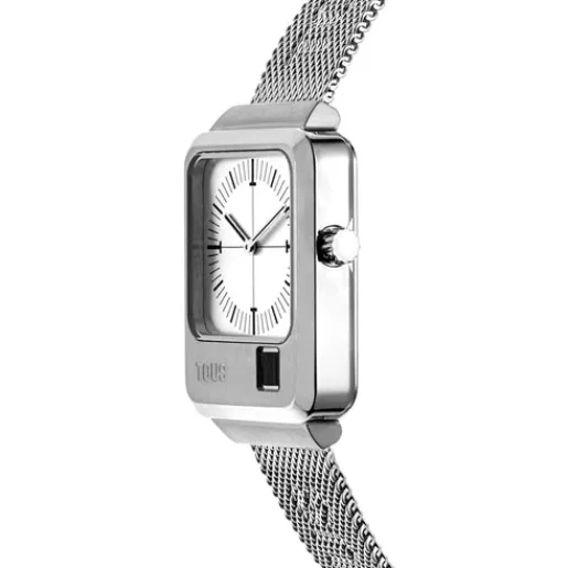 Reloj analógico y digital con brazalete de acero MARS^TOUS New
