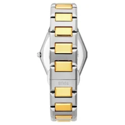 Reloj digital con brazalete de acero SS y acero IPG dorado Karat^TOUS