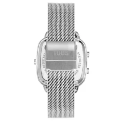 Reloj digital con brazalete de acero D-Logo New^TOUS Best