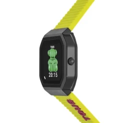 Reloj smartwatch con correa de nylon y correa de silicona verde B-Connect^TOUS Best