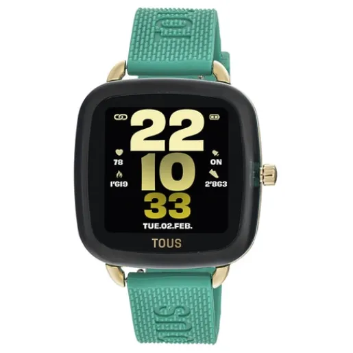 Reloj smartwatch con correa de verde D-Connect^TOUS Discount