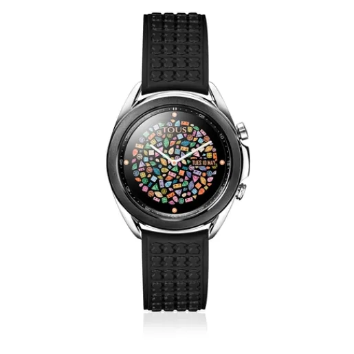 Reloj smartwatch Samsung Galaxy Watch3 X de acero IP negro con correa de silicona negra^TOUS Outlet
