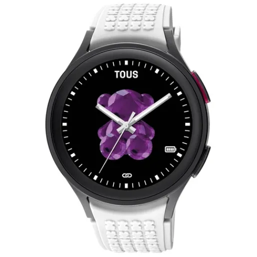 Reloj smartwatch Samsung Galaxy Watch 5 Pro X de Titanio negro con correa de silicona negra^TOUS