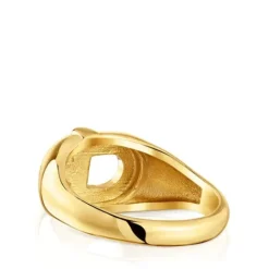 Sello con baño de oro 18 kt sobre plata MANIFESTO^TOUS