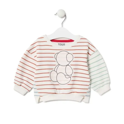 Sudadera a rayas con Bold Bear Casual único^TOUS Discount