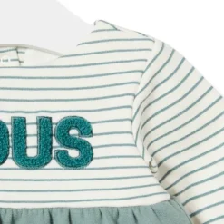 Vestido de bebé niña Classic verde^TOUS